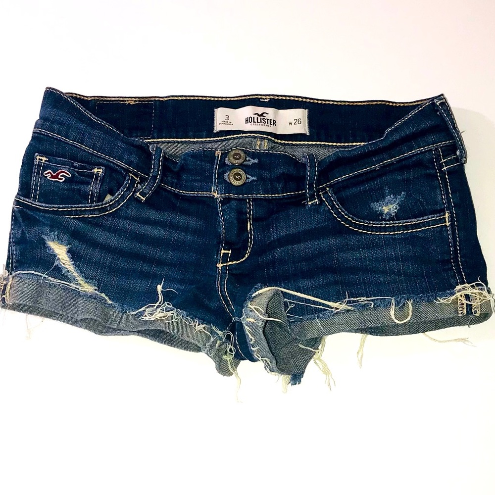 Size3 Waist26 HOLLISTER Vintage 20yrs SHORT SHORTS